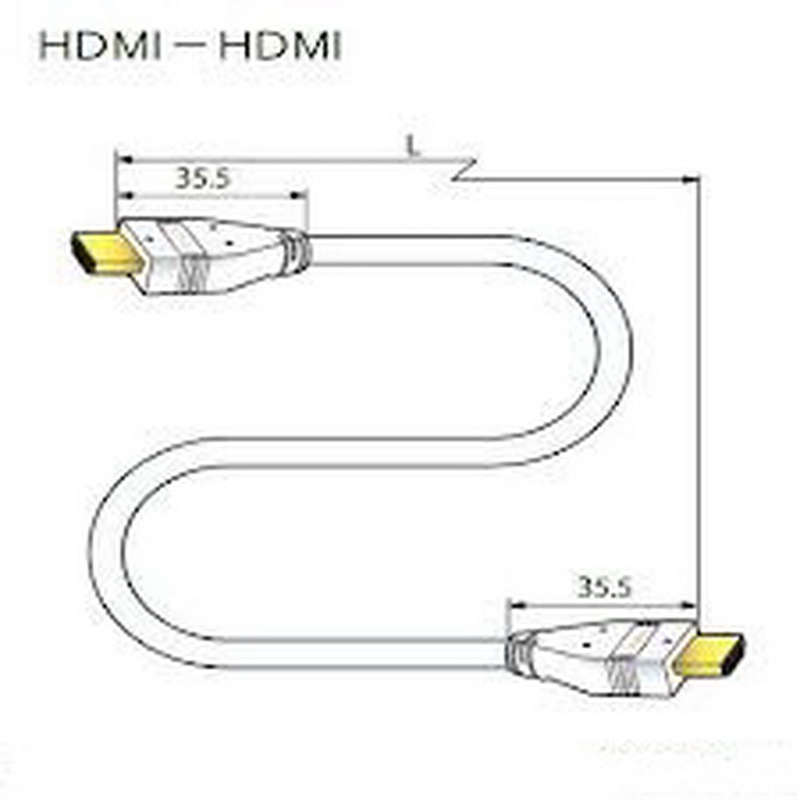CANARE HDM006E 0.6m White